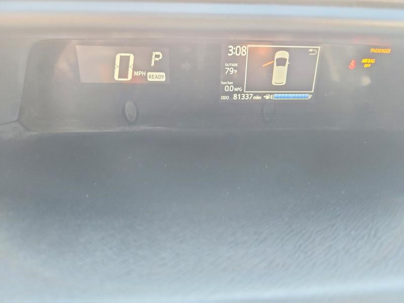 2018 Toyota Prius VIN JTDKDTB34J1611182 COPART salvage auction — FRONT END, Ca - Salvage Certificate, sold $5,100 on 2026-07-02 (photo 9)