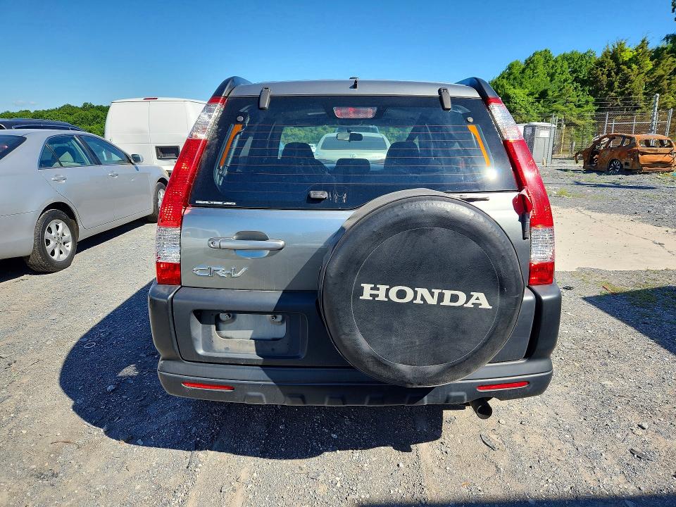 2006 Honda Cr-v VIN JHLRD78896C052543 COPART salvage auction — MINOR DENT/SCRATCHES, Pa - Cert Of Title, sold $1,250 on 2026-07-02 (photo 6)