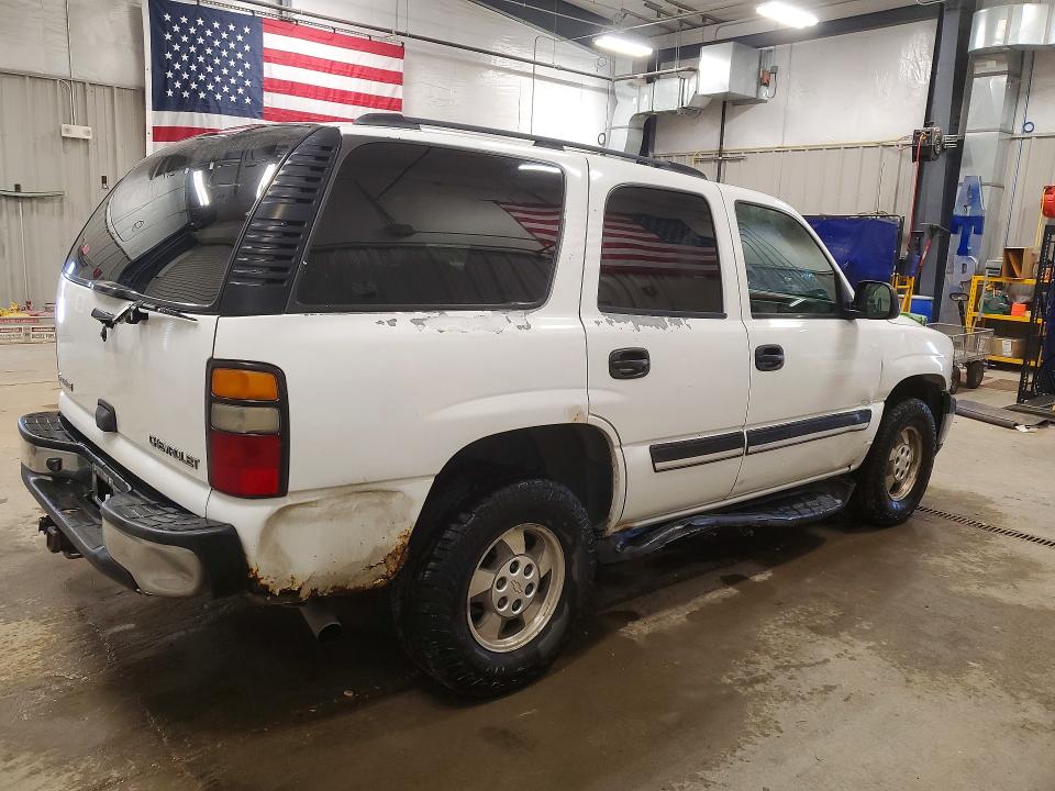 2004 Chevrolet Tahoe VIN 1GNEK13Z34J272680 COPART salvage auction — REAR END, Wy - Certificate Of Title, sold $80 on 2026-07-29 (photo 3)