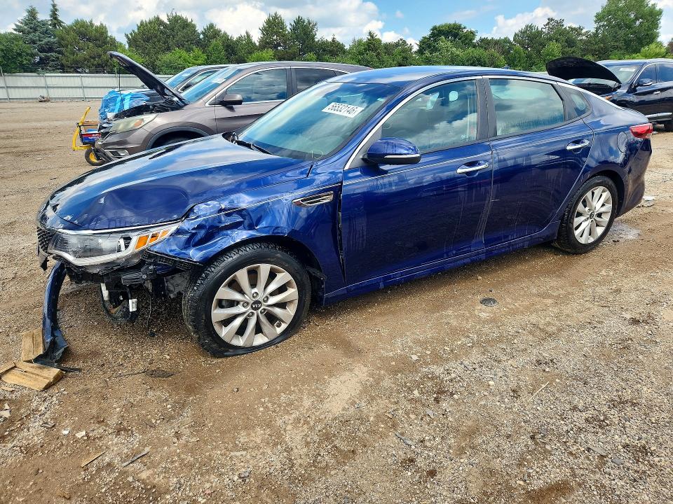 2018 Kia VIN 5XXGT4L3XJG217591 COPART salvage auction — FRONT END, IL - SALVAGE CERTIFICATE, sold $2,000 on 2026-07-30 (photo 1)