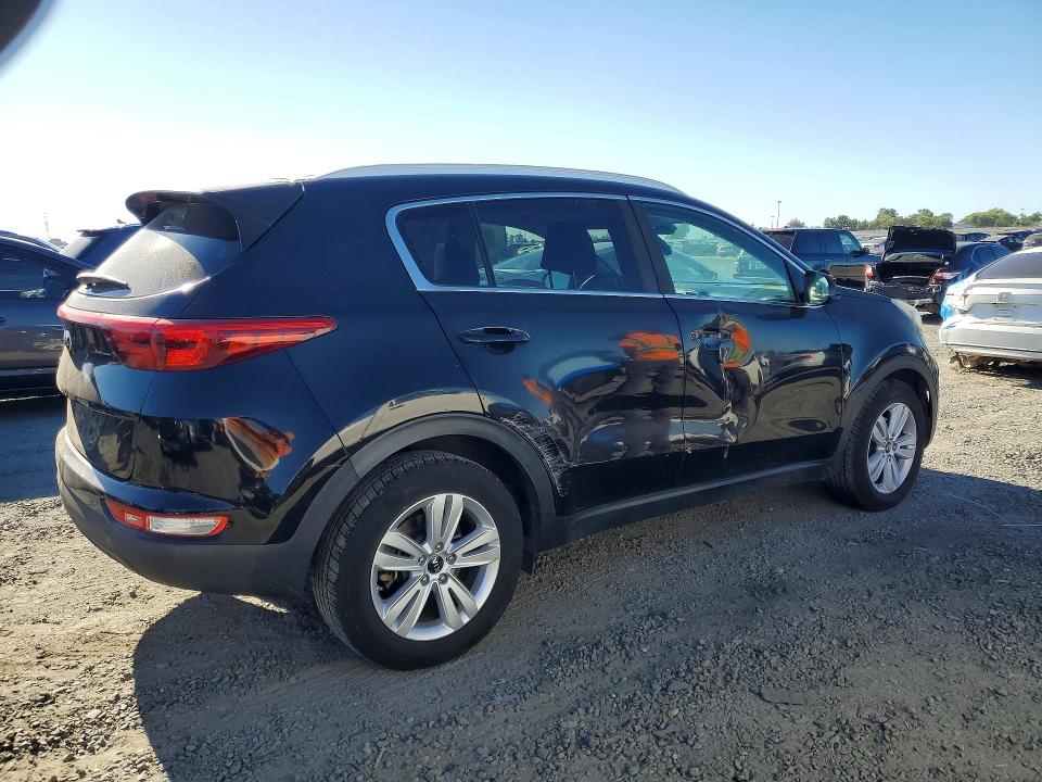 2018 Kia VIN KNDPM3AC0J7354557 COPART salvage auction — VANDALISM, Ca - Salvage Certificate, sold $2,850 on 2026-07-07 (photo 3)