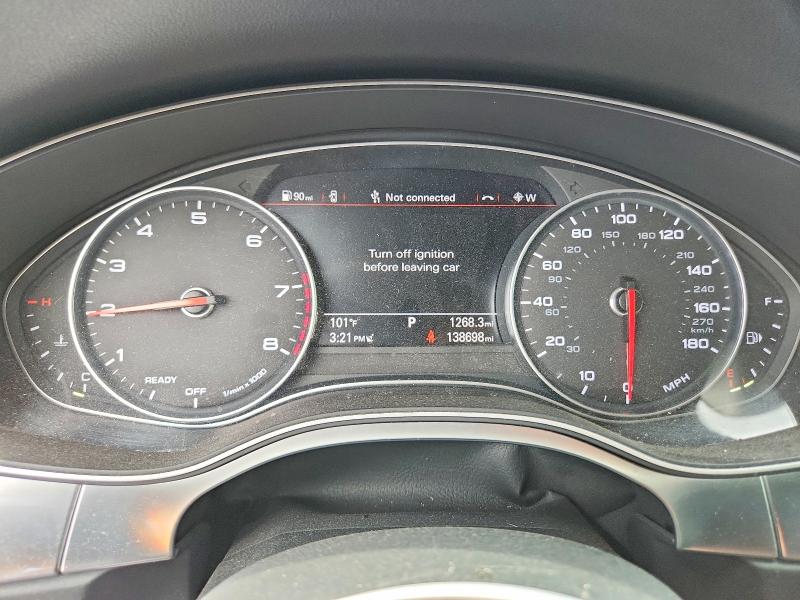 2016 Audi A6 VIN WAUDFAFCXGN102357 COPART salvage auction — FRONT END, TX - SALVAGE VEHICLE TITLE, sold $1,550 on 2026-07-23 (photo 9)