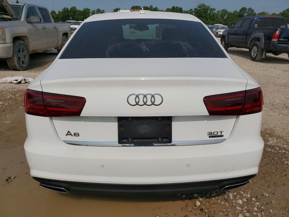 2018 Audi A6 VIN WAUH3AFC4JN050208 COPART salvage auction — WATER/FLOOD, Tx - Salvage Title-Flood Damage, sold $3,650 on 2026-07-28 (photo 6)