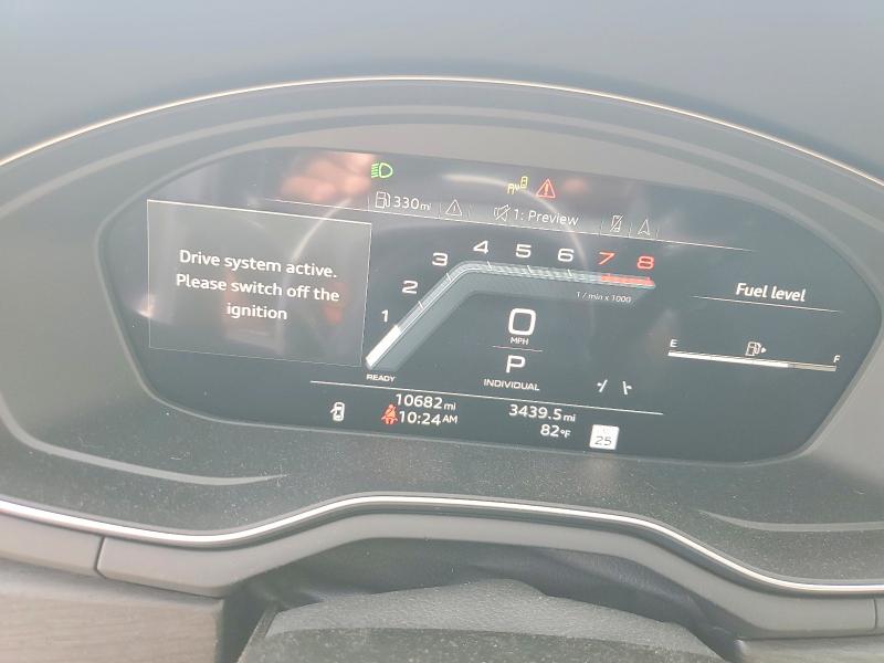 2025 Audi A5 VIN WAUFACF52SA016089 COPART salvage auction — SIDE, Ma - Cert Of Title-Salvage, sold $13,100 on 2026-08-19 (photo 9)