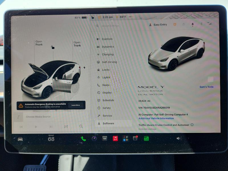 2024 Tesla VIN 7SAYGDEEXRA268319 COPART salvage auction — FRONT END, Ca - Salvage Certificate, sold $10,600 on 2026-07-28 (photo 9)