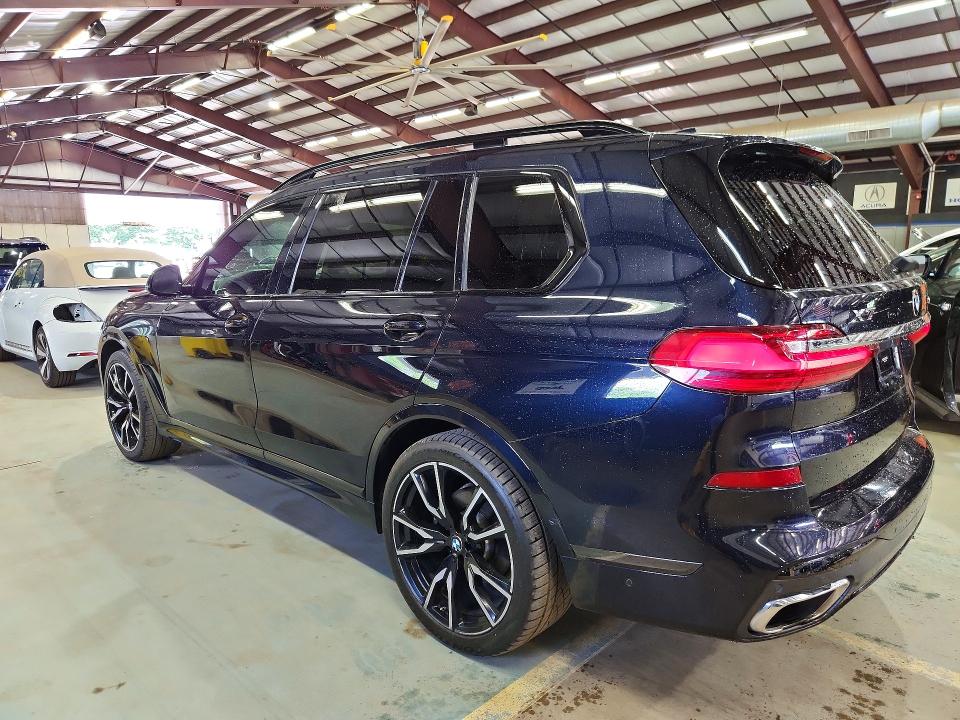 2019 BMW X7 VIN 5UXCW2C50KLB43760 COPART salvage auction — MINOR DENT/SCRATCHES, Tx - Certificate Of Title (P), sold $20,900 on 2026-07-31 (photo 2)