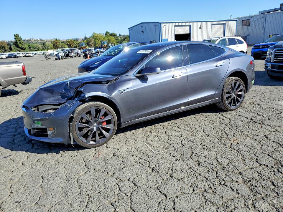 2018 Tesla Model s VIN 5YJSA1E45JF276880 COPART salvage auction — FRONT END, CA - SALVAGE CERTIFICATE, sold $1,350 on 2026-07-24 (photo 1)