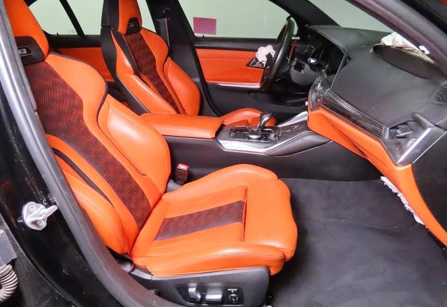 2021 BMW M3 VIN WBS33AY01MFK86175 COPART salvage auction — ALL OVER, Tx - Dis/Dlr/Exp Only Clean Title (P), sold $27,250 on 2026-07-27 (photo 5)