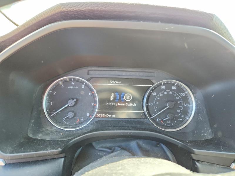 2022 Mitsubishi Outlander VIN JA4J4TA8XNZ023460 COPART salvage auction — FRONT END, Vt - Certificate Of Title, sold $450 on 2026-07-28 (photo 9)