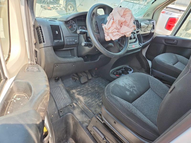 2021 Ram Promaster VIN 3C6ERVDG1ME502553 COPART salvage auction — FRONT END, Tx - Salvage Vehicle Title, sold $2,750 on 2026-07-29 (photo 8)