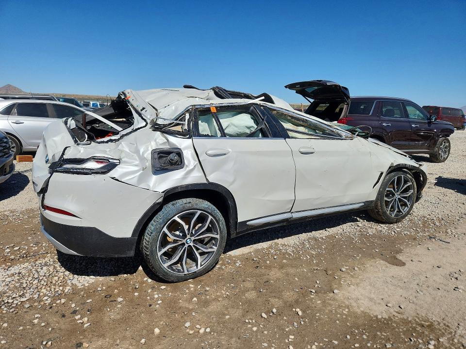 2019 BMW X4 VIN 5UXUJ3C52KLG51866 COPART salvage auction — ROLLOVER, Co - Public - Nonrepairable, sold $600 on 2026-07-10 (photo 3)