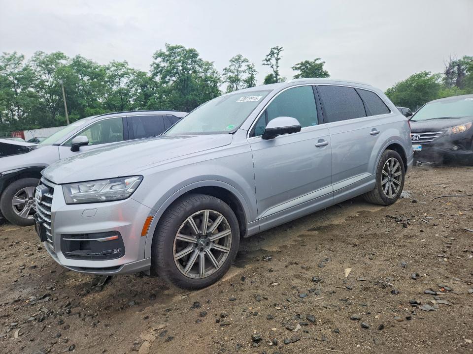 2019 Audi Q7 VIN WA1LAAF77KD035046 COPART salvage auction — FRONT END, Va - Certificate Of Title, sold $4,000 on 2026-07-09 (photo 1)