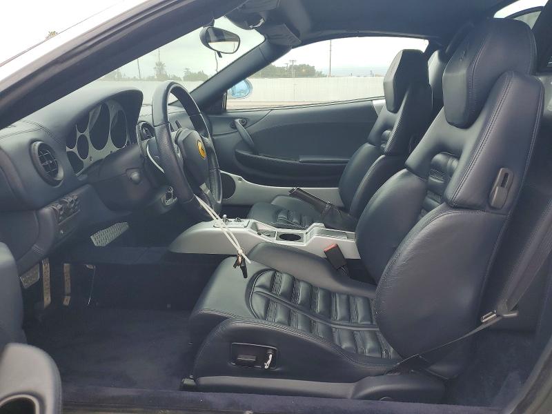 2002 Ferrari 360 VIN ZFFYT53A820127434 COPART salvage auction — REAR END, Ca - Salvage Certificate, sold $64,000 on 2026-08-28 (photo 7)