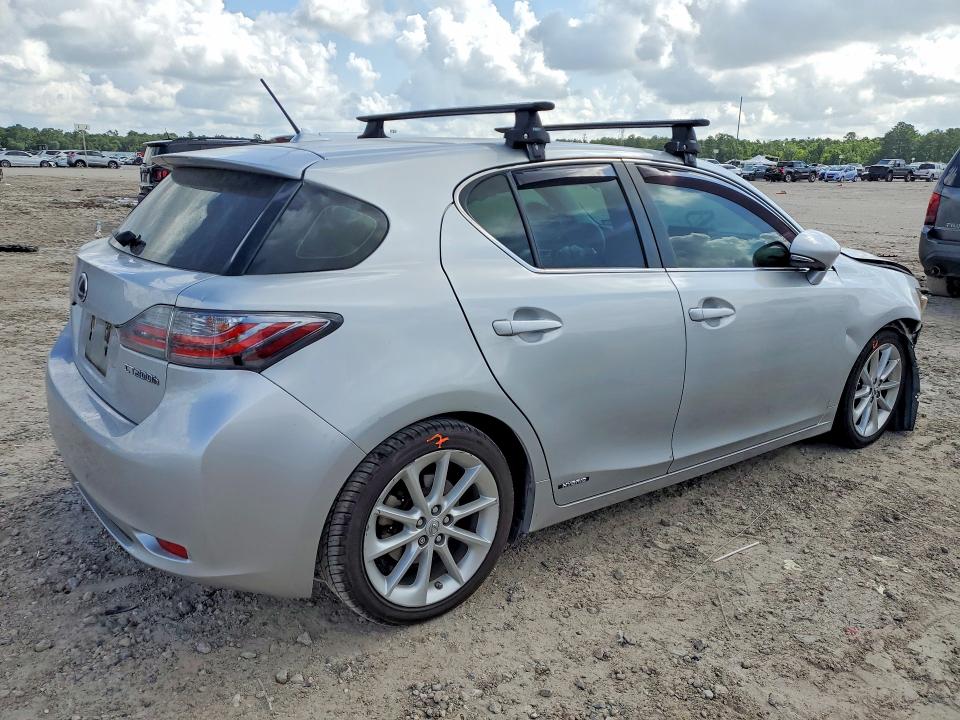 2012 Lexus Ct VIN JTHKD5BH8C2068647 COPART salvage auction — FRONT END, TX - SALVAGE VEHICLE TITLE, sold $2,150 on 2026-07-10 (photo 3)