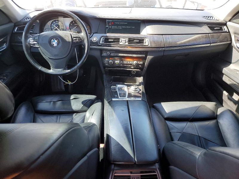 2011 BMW 7 series VIN WBAKB4C52BC574261 COPART salvage auction — VANDALISM, CA - SALVAGE CERTIFICATE, sold $100 on 2026-07-07 (photo 8)