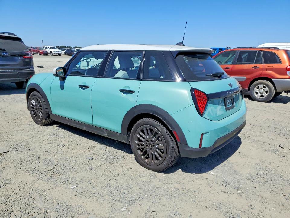 2025 Mini VIN WMW53GD07S2X51469 COPART salvage auction — MECHANICAL, Ca - Salvage Certificate, sold $15,200 on 2026-07-07 (photo 2)