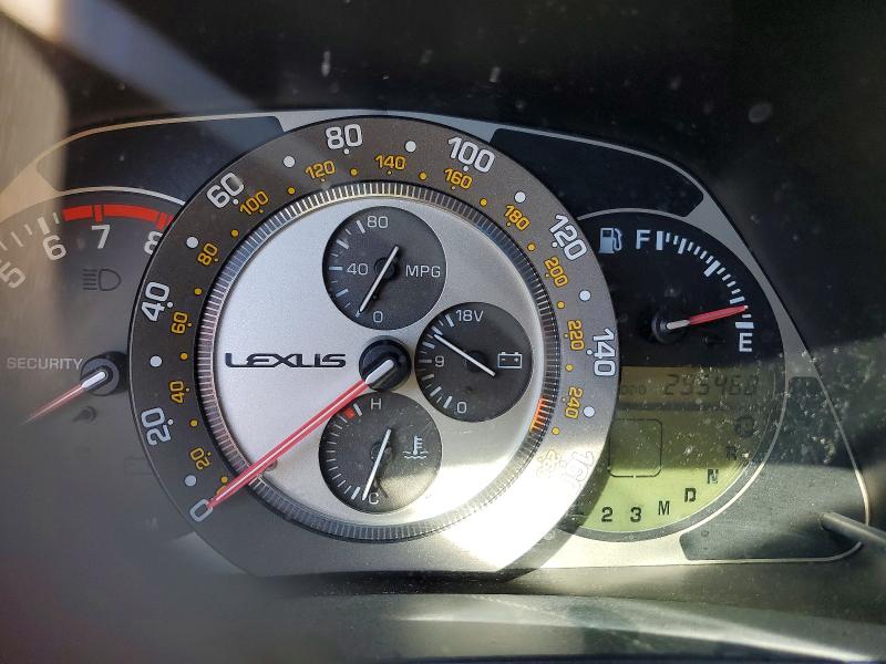 2004 Lexus Is 300 VIN JTHBD192240082003 COPART salvage auction — VANDALISM, CA - SALVAGE CERTIFICATE, sold $775 on 2026-07-17 (photo 9)