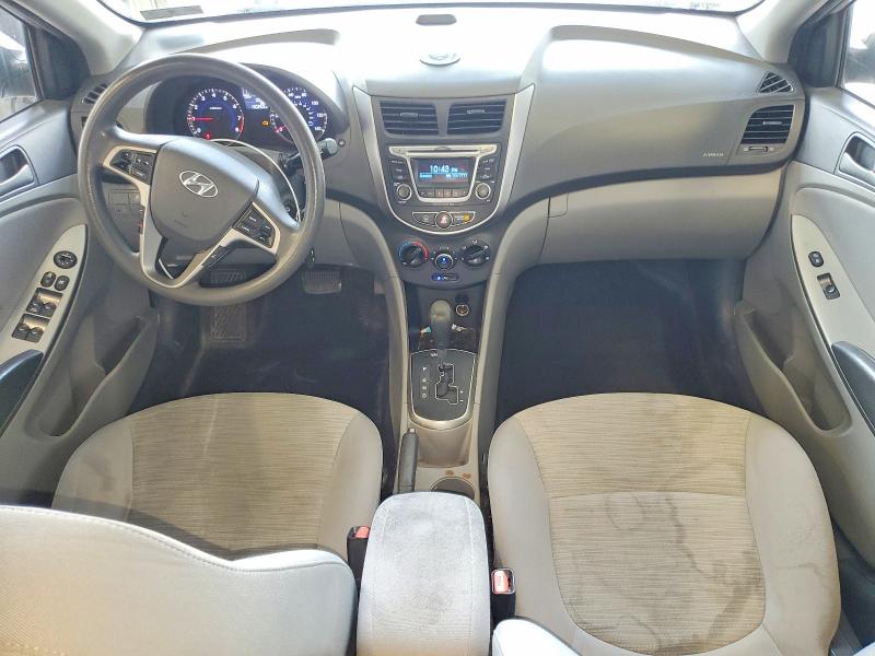 2016 Hyundai Accent VIN KMHCT4AE6GU139621 COPART salvage auction — REAR END, Pa - Certificate Of Salvage, sold $800 on 2026-07-15 (photo 8)