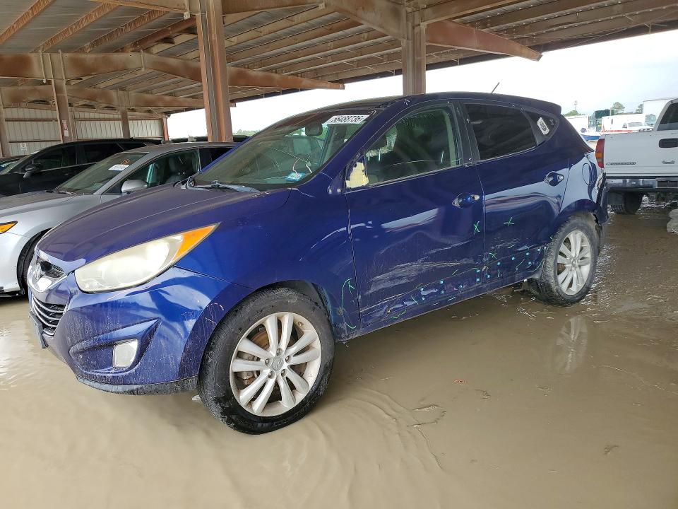 2012 Hyundai VIN KM8JU3AC7CU375914 COPART salvage auction — REAR END, Tx - Salvage Vehicle Title, sold $1,550 on 2026-07-24 (photo 1)