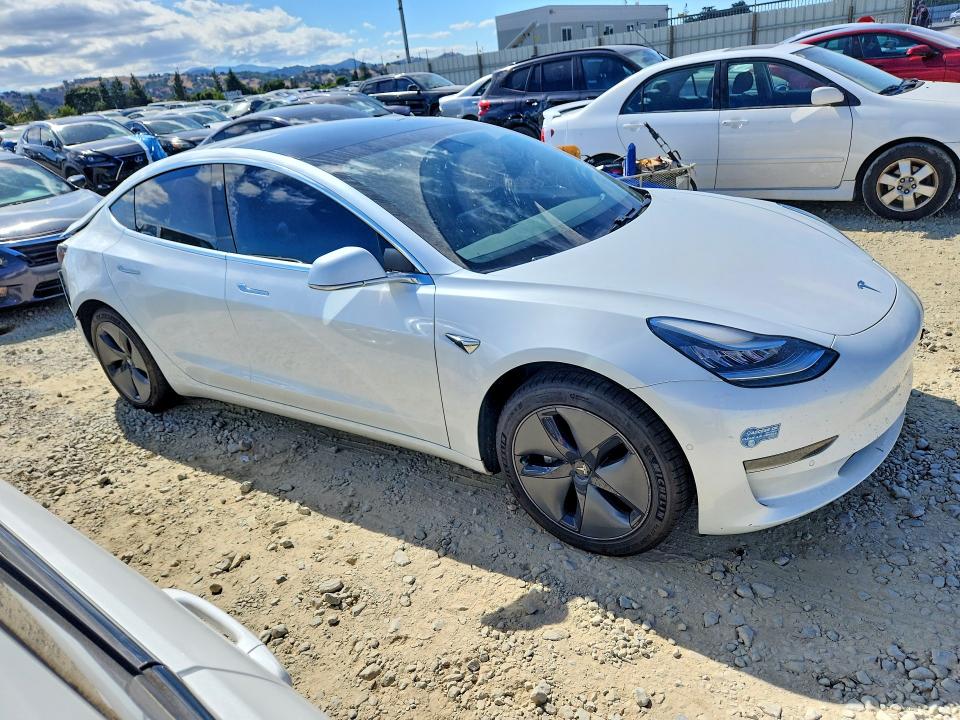 2020 Tesla Model 3 VIN 5YJ3E1EA8LF633311 COPART salvage auction — REAR END, Ca - Salvage Certificate, sold $4,450 on 2026-07-16 (photo 4)