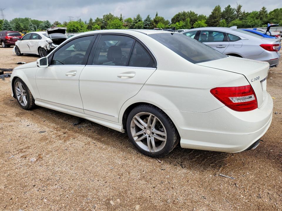 2012 Mercedes-benz C-klasse VIN WDDGF8BBXCA689138 COPART salvage auction — FRONT END, Il - Salvage Certificate, sold $250 on 2026-07-21 (photo 2)