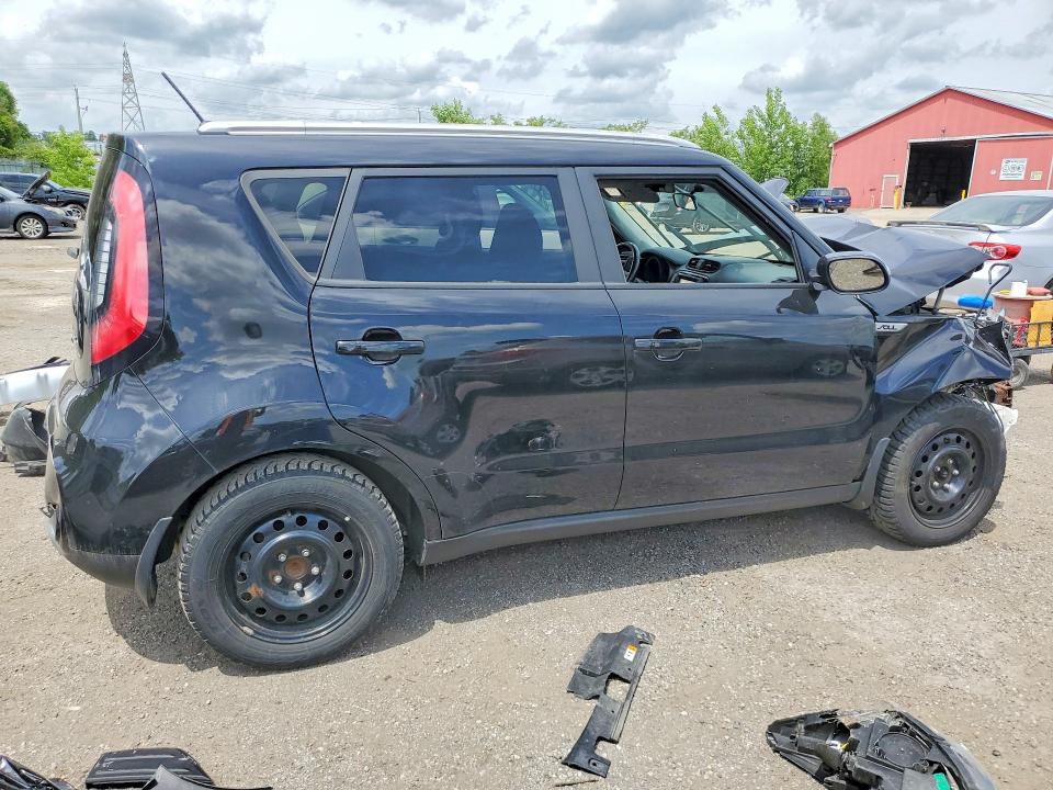 2017 Kia Soul VIN KNDJP3A55H7477263 COPART salvage auction — FRONT END, On - Permit Salvage, sold $450 on 2026-07-09 (photo 3)