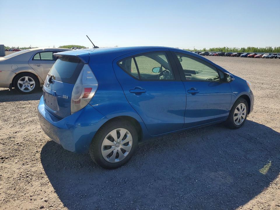 2014 Toyota VIN JTDKDTB37E1572593 COPART salvage auction — REAR END, On - Permit No Brand - Unfit, sold $725 on 2026-07-02 (photo 3)