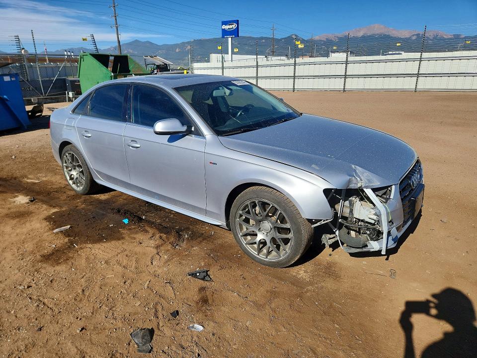 2015 Audi A4 VIN WAUBFAFLXFN018898 COPART salvage auction — FRONT END, Co - Salvage Title, sold $2,500 on 2026-08-03 (photo 4)