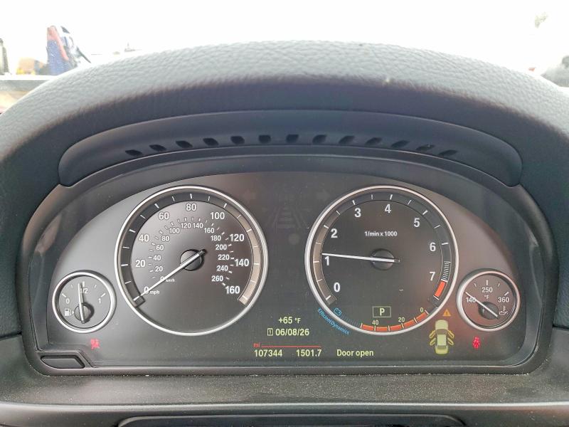 2015 BMW 5er VIN WBA5A5C5XFD521457 COPART salvage auction — FRONT END, Ca - Salvage Certificate, sold $2,550 on 2026-07-02 (photo 9)