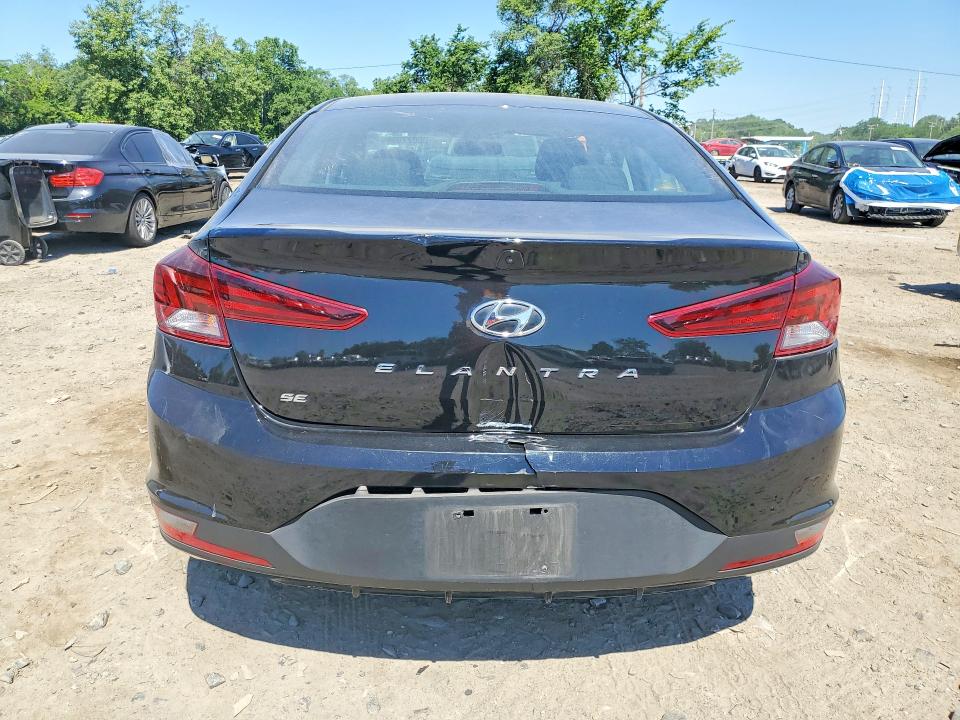 2019 Hyundai Elantra VIN KMHD74LFXKU756043 COPART salvage auction — FRONT END, MD - CERT OF SALVAGE > 75% DAMAGE, sold $1,200 on 2026-07-28 (photo 6)