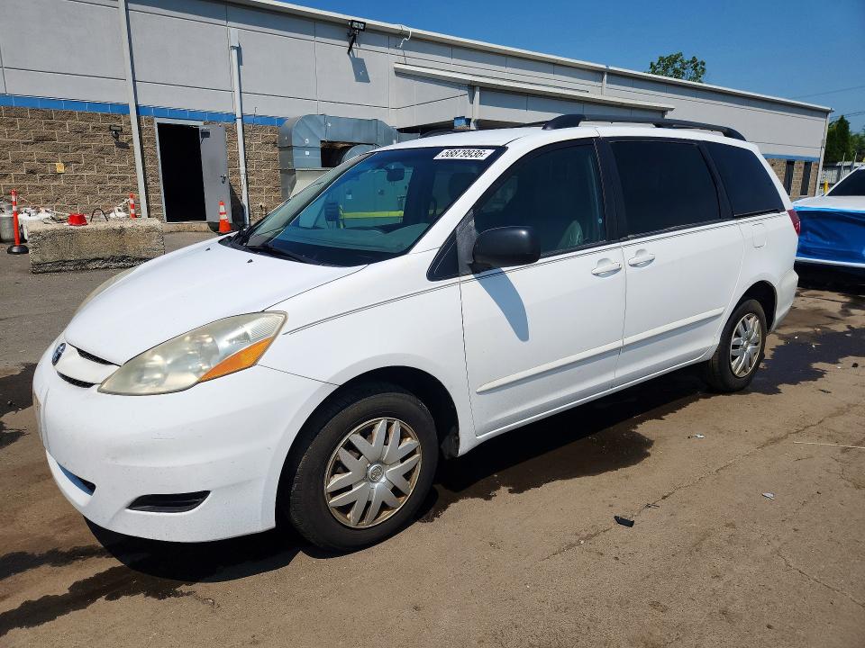 2010 Toyota Sienna VIN 5TDKK4CC2AS298873 COPART salvage auction — SIDE, CT - CERT OF TITLE-SALVAGE, sold $950 on 2026-07-10 (photo 1)