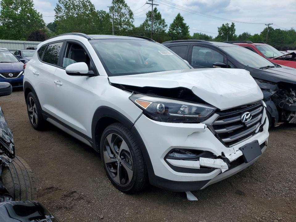 2018 Hyundai Tucson VIN KM8J3CA23JU665882 COPART salvage auction — FRONT END, CT - CERT OF TITLE-SALVAGE, sold $2,250 on 2026-07-24 (photo 4)