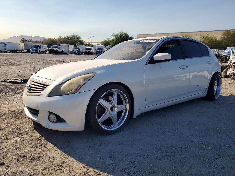 2013 Infiniti G37 VIN JN1CV6AP7DM726114 COPART salvage auction — REAR END, NV - SALVAGE TITLE, sold $150 on 2026-07-23 (photo 1)
