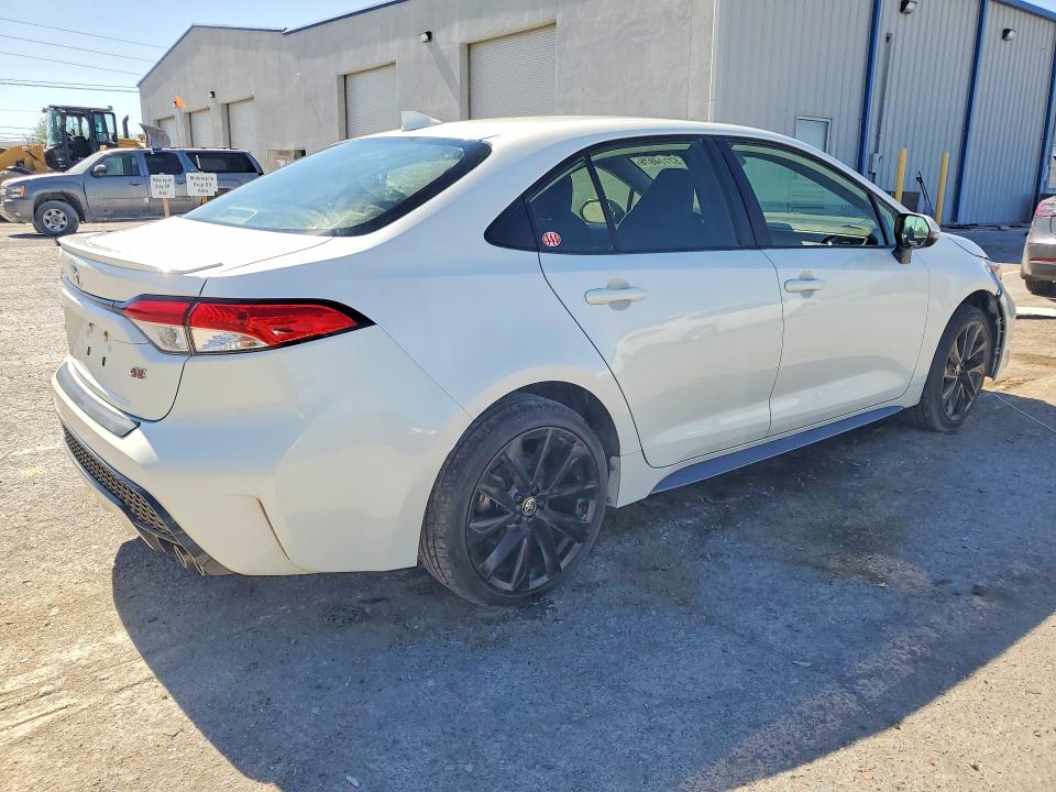 2021 Toyota Corolla VIN JTDS4MCE2MJ075701 COPART salvage auction — SIDE, Nv - Salvage Title, sold $6,300 on 2026-07-23 (photo 3)