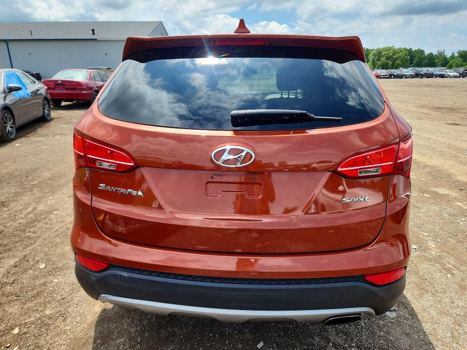 2014 Hyundai Santa fe VIN 5XYZT3LB7EG132705 COPART salvage auction — FRONT END, Oh - Cert Of Title-Salvage, sold $1,800 on 2026-07-02 (photo 6)