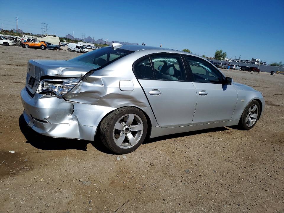 2004 BMW 5er VIN WBANA53544B846632 COPART salvage auction — REAR END, Az - Cert Of Title - Salvage, sold $175 on 2026-07-17 (photo 3)