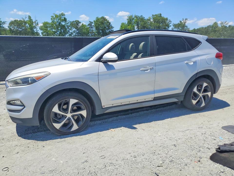2018 Hyundai Tucson VIN KM8J3CA24JU688765 COPART salvage auction — FRONT END, Nc - Certificate Of Title, sold $4,450 on 2026-07-11 (photo 1)