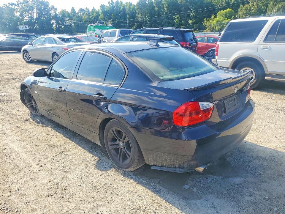 2008 BMW 3 series VIN WBAVA37528NL19529 COPART salvage auction — FRONT END, Va - Certificate Of Title, sold $600 on 2026-08-04 (photo 2)