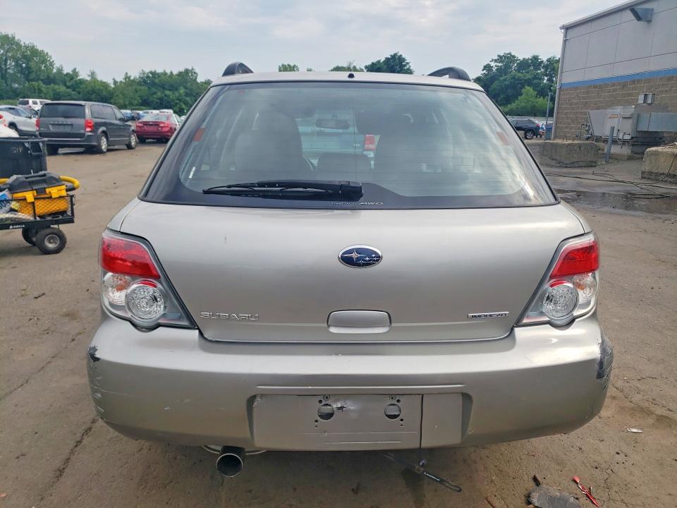 2006 Subaru Impreza VIN JF1GG676X6H809819 COPART salvage auction — REAR END, Ct - Cert Of Title-Salvage, sold $450 on 2026-07-10 (photo 6)