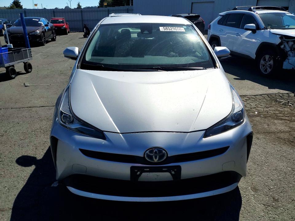 2019 Toyota Prius VIN JTDKARFU3K3075944 COPART salvage auction — SIDE, Ca - Salvage Certificate, sold $7,200 on 2026-07-06 (photo 5)