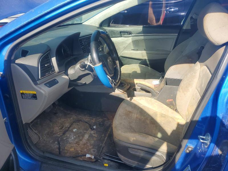 2017 Hyundai Elantra VIN KMHD74LF2HU422274 COPART salvage auction — REAR END, CT - CERTIFICATE OF TITLE, sold $500 on 2026-07-17 (photo 7)