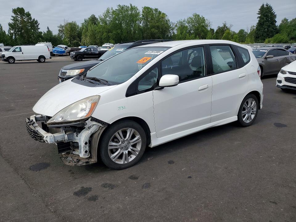 2010 Honda Fit VIN JHMGE8H49AC024902 COPART salvage auction — FRONT END, Or - Salvage Title Certificate, sold $3,050 on 2026-07-29 (photo 1)