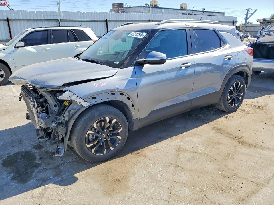 2023 Chevrolet Trailblazer VIN KL79MPS28PB097267 COPART salvage auction — FRONT END, Ca - Salvage Certificate, sold $3,250 on 2026-07-31 (photo 1)