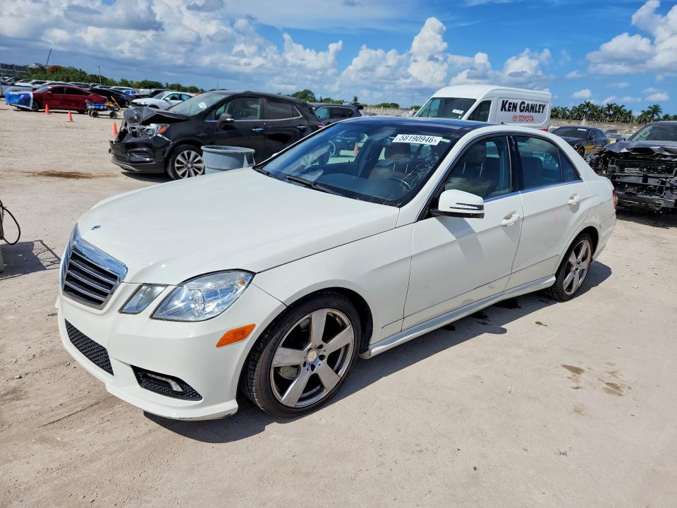 2011 Mercedes-benz E-class VIN WDDHF5GB7BA293887 — COPART salvage auction photo