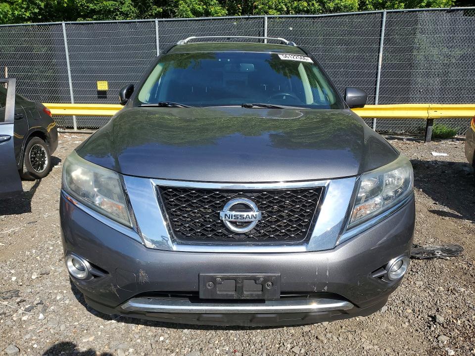 2015 Nissan Pathfinder VIN 5N1AR2MM6FC612855 COPART salvage auction — SIDE, MD - CERT OF SALVAGE > 75% DAMAGE, sold $1,500 on 2026-07-02 (photo 5)