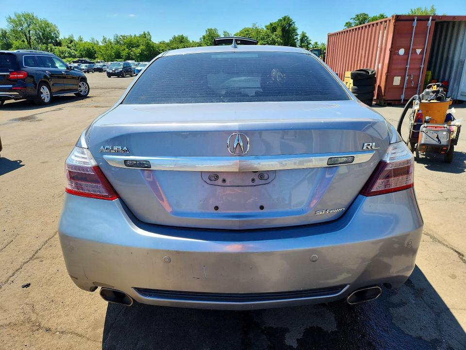 2012 Acura Rl VIN JH4KB2F64CC000207 COPART salvage auction — Burn Engine, CT - CERT OF TITLE-PARTS ONLY SALVA, sold $475 on 2026-07-02 (photo 6)