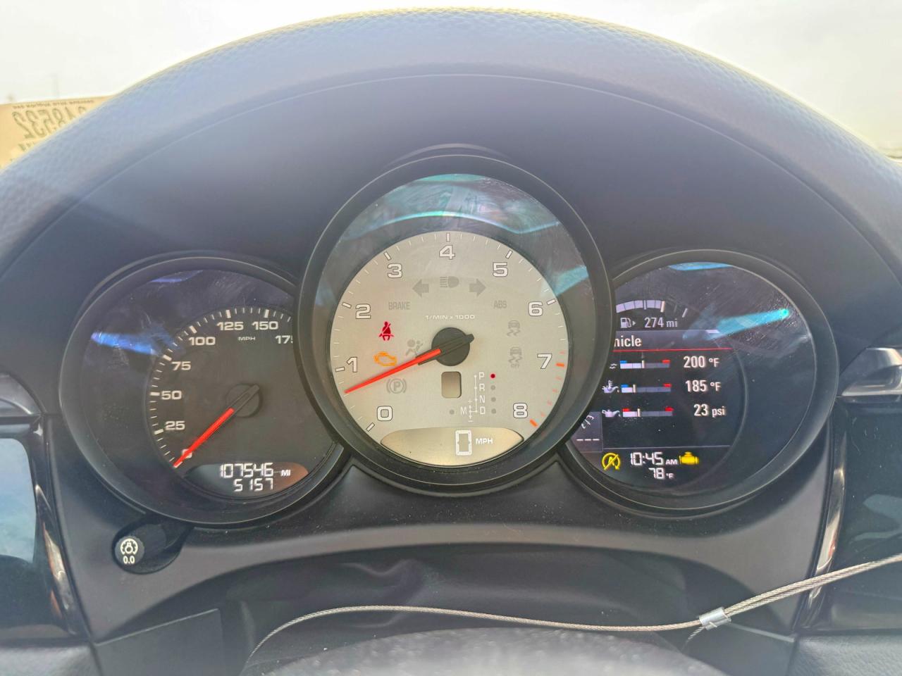2015 Porsche Macan VIN WP1AB2A53FLB55393 COPART salvage auction — Minor Dent/Scratches, OK - CERTIFICATE OF TITLE (P), sold $5,400 on 2026-06-30 (photo 8)