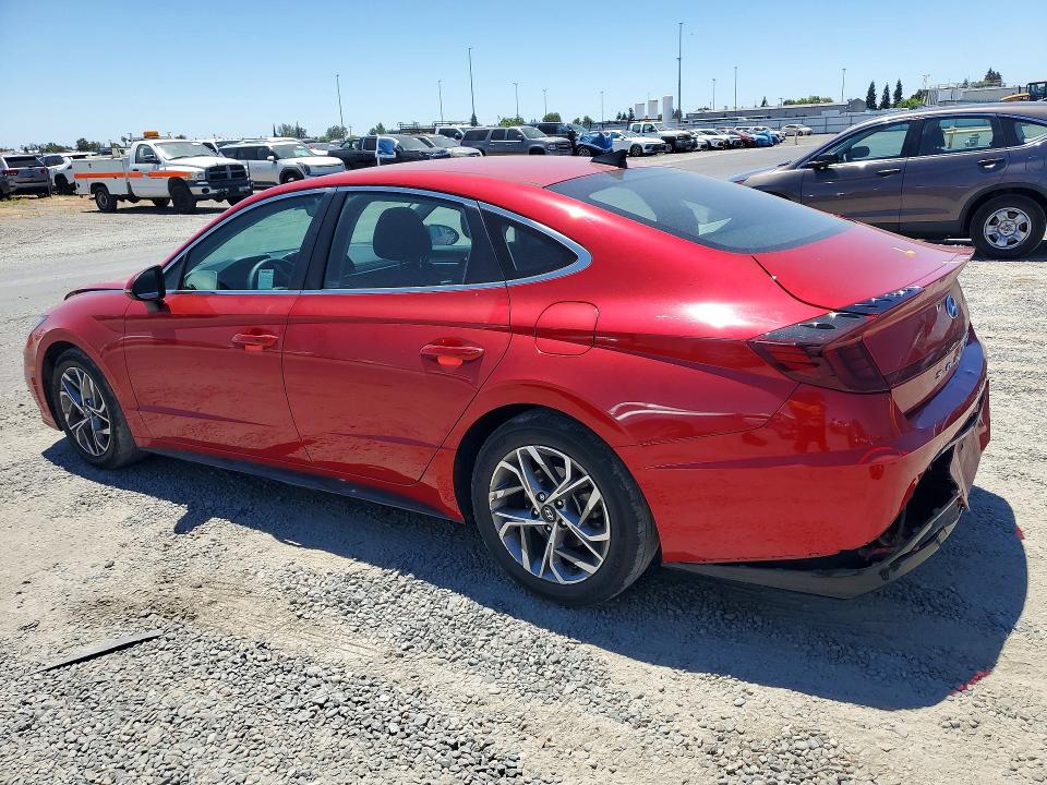 2021 Hyundai Sonata VIN KMHL64JA8MA164442 COPART salvage auction — REAR END, Ca - Salvage Certificate, sold $2,300 on 2026-07-28 (photo 2)