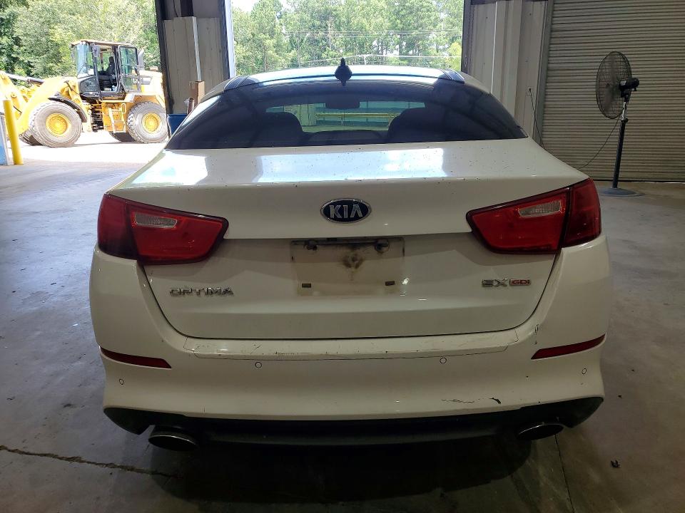 2015 Kia Optima VIN 5XXGN4A78FG461280 COPART salvage auction — MECHANICAL, TX - CERTIFICATE OF TITLE, sold $725 on 2026-07-27 (photo 6)