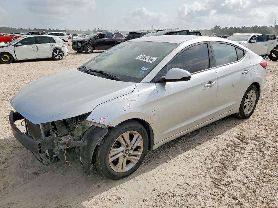 2019 Hyundai Elantra VIN 5NPD84LF8KH407376 COPART salvage auction — VANDALISM, TX - SALVAGE VEHICLE TITLE (P), sold $1,550 on 2026-07-02 (photo 1)